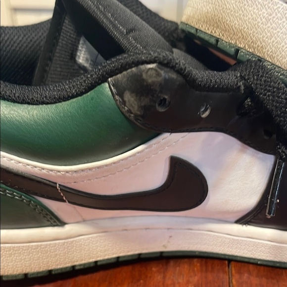 Nike Air Jordan Green and Black Low Tops - Picture 5 of 8